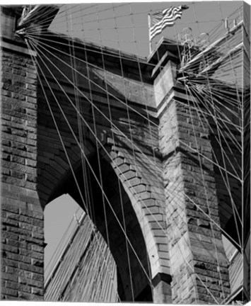 Framed Bridges of NYC III Print