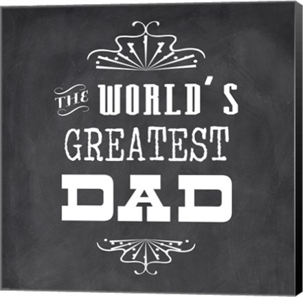 Framed World&#39;s Greatest Dad II Print