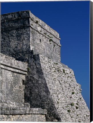 Framed Wall of a building, El Castillo Print