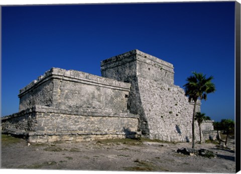 Framed El Castillo, Tulum Print