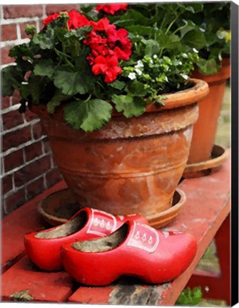 Framed Dutch Clog Still Life Print