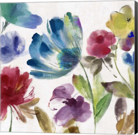 Framed Sarcelle Jardin II Print