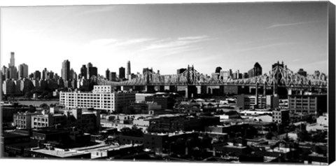 Framed Panorama of NYC II Print