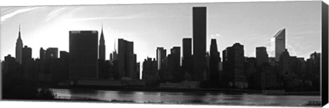 Framed Panorama of NYC VI Print