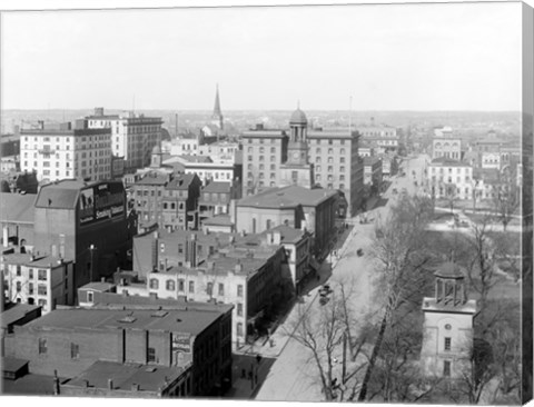 Framed Richmond, Va. Top view Print