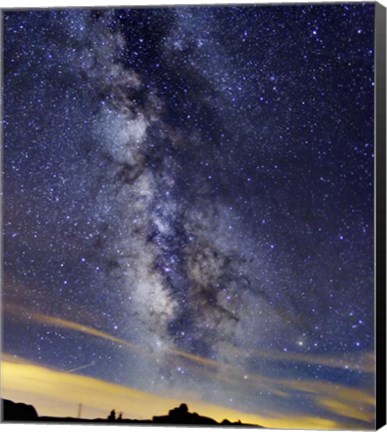 Framed Milky Way in Serra da Estrela, Portugal Print