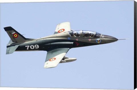 Framed Romanian Air IForce AR-99 Soim jet trainer Print