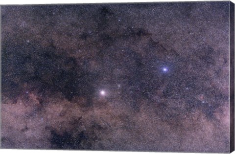 Framed Alpha and Beta Centauri in the southern constellation of Centaurus Print