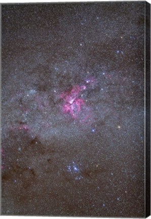 Framed Eta Carinae Nebula area of the southern Milky Way Print