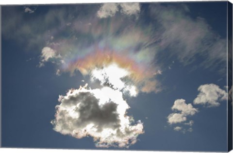 Framed Iridescent clouds, Alberta, Canada Print