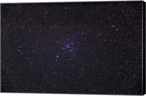 Framed Messier 41 below the bright star of Sirius in the constellation Canis Major Print