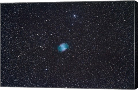 Framed Dumbbell Nebula, a planetary nebula in the constellation Vulpecula Print