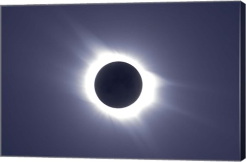 Framed Total solar eclipse Print