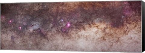 Framed Mosaic of the constellations Scorpius and Sagittarius in the southern Milky Way Print