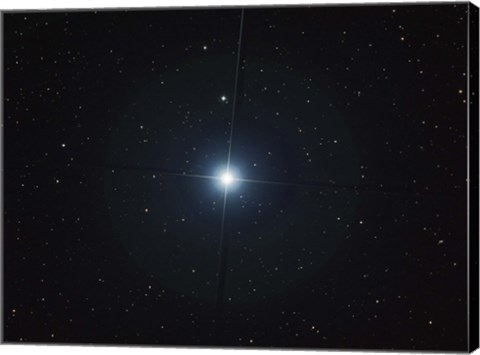 Framed Rigel is the brightest star in the constellation Orion Print