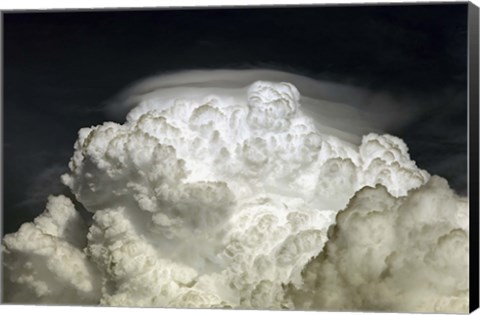 Framed Cumulus Congestus cloud with Pileus Print