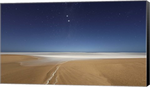 Framed Alpha and Beta Centauri seen from the beach in Miramar, Argentina Print