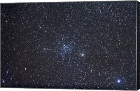 Framed Open clusters Messier 35 and NGC 2158 in the constellation Gemini Print
