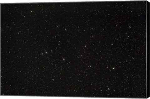 Framed Widefield view of the constellations Virgo and Coma Berenices Print