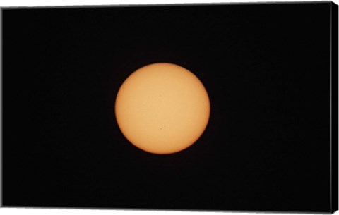 Framed Sunspots on the Sun&#39;s surface Print