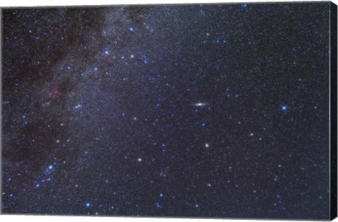 Framed Cassiopeia, Perseus and Andromeda area of the northern autumn sky Print