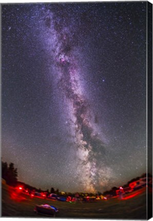 Framed northern summer Milky Way over the Saskatchewan Summer Star Party Print