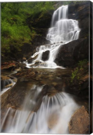 Framed Roasto Falls in Nordland County, Norway Print