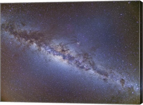 Framed Full frame view of the Milky Way from horizon to horizon Print