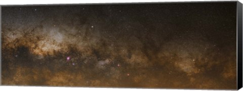 Framed panorama of the Milky Way Print