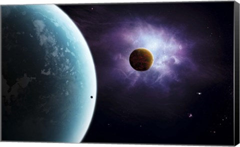 Framed Two planets born from the same star, yet they couldn&#39;t be more different Print