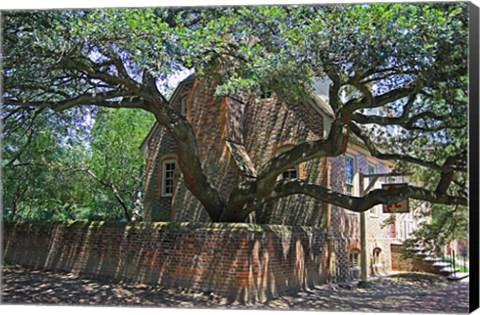 Framed Colonial Architechture Print