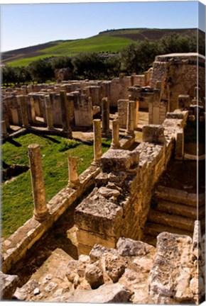 Framed Ancient Architecture, Roman Brothels, Dougga, Tunisia Print