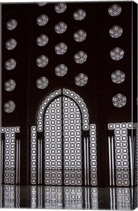 Framed Archway in Al-Hassan II mosque, Casablanca, Morocco Print