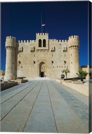 Framed Fort Qu&#39;it Bey, Alexandria, Mediterranean Sea, Egypt Print