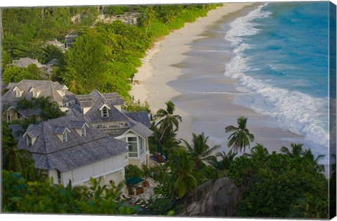 Framed Banyan Tree Resort from the Presedential villa. Print