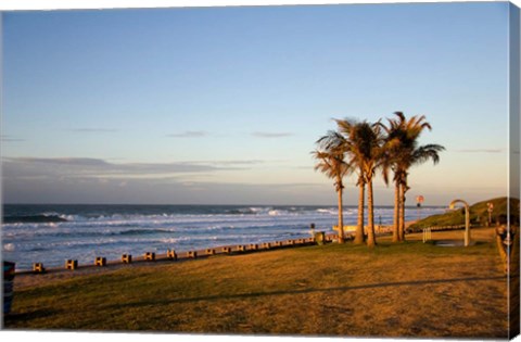 Framed Ansteys Beach, Durban, South Africa Print