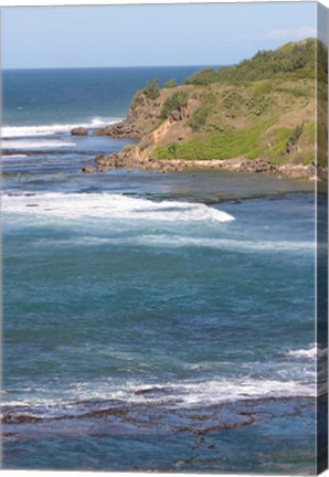 Framed Coastline, Fort Dauphin, Madagascar Print