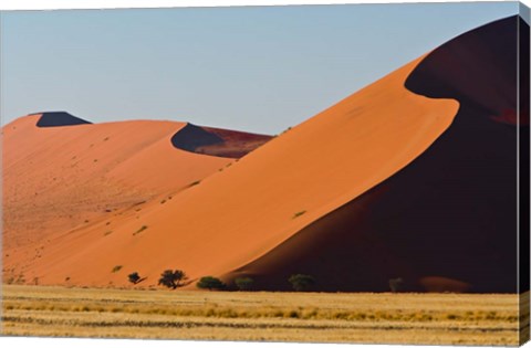 Framed Desert, Sossusvlei, Namib-Nauklift NP, Namibia Print