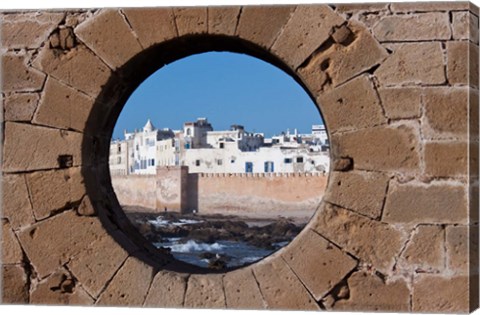 Framed Fortified Architecture of Essaouira, Morocco Print