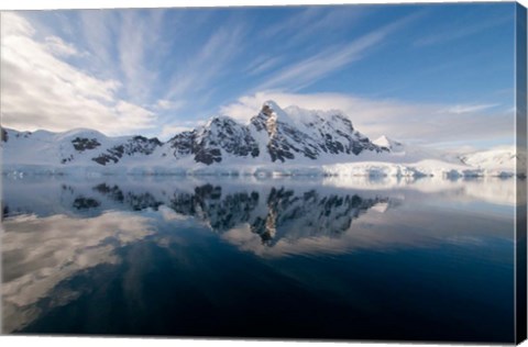 Framed Antarctica, Paradise Harbour and Bay Print