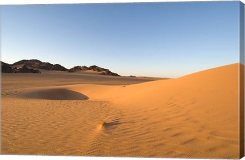 Framed Akakus, Sahara Desert, Fezzan, Libya Print