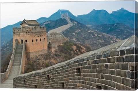 Framed China, Hebei, Luanping, Chengde. Great Wall of China Print