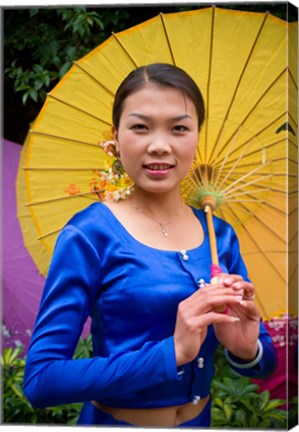 Framed China, Yunnan, Young Dai Portrait Print