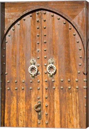 Framed Door in the Souk, Marrakech, Morocco, North Africa Print