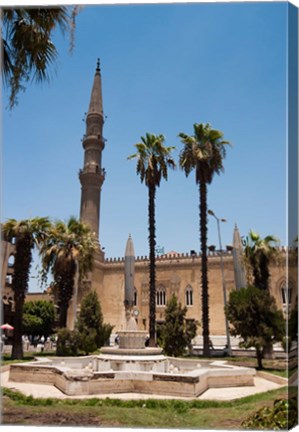 Framed El Hussein Square and Mosque, Cairo, Egypt, North Africa Print