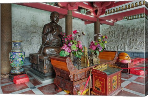 Framed Buddhist shrine, Big Wild Goose Pagoda, Xian, China Print