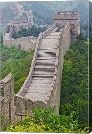 Framed Great Wall, Jinshanling, China Print