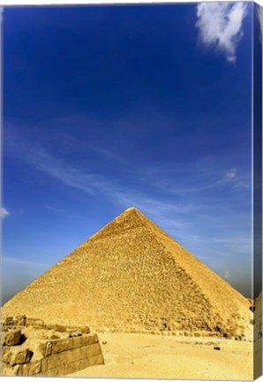 Framed Great Pyramid of Giza, Khufu, Cheops, Cairo, Egypt Print