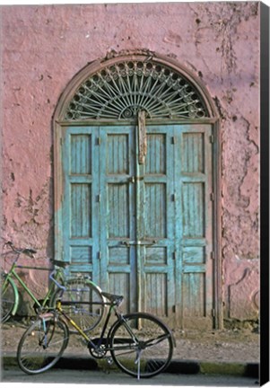 Framed Door in Luxor, Egypt Print