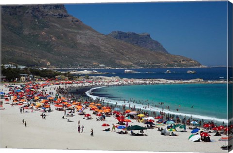 Framed Camps Bay, Cape Town, South Africa Print